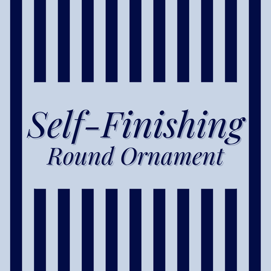 Self-Finishing Round Ornament